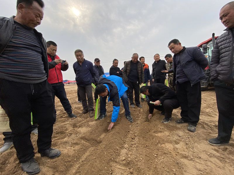 山東奧龍參加陽谷縣高性能播種機(jī)演示現(xiàn)場會(huì)